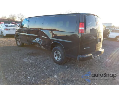 2020 Chevrolet Express Passenger Rwd 3500 Extended Wheelbase Ls из США, поврежденный, VIN 1GAZGNFG3L1254085